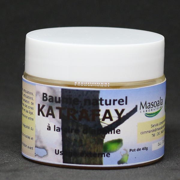 Katrafay, baume à la cire d'abeille, pot de 40 g, Masoala Laboratoire