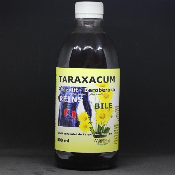Taraxacum-Pissenlit-Beroberoka, Reins-Bile, Masoala Laboratoire, flacon de 500ml