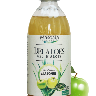 Delaloes, Aloes à la Pomme, Flacon de 500 ml