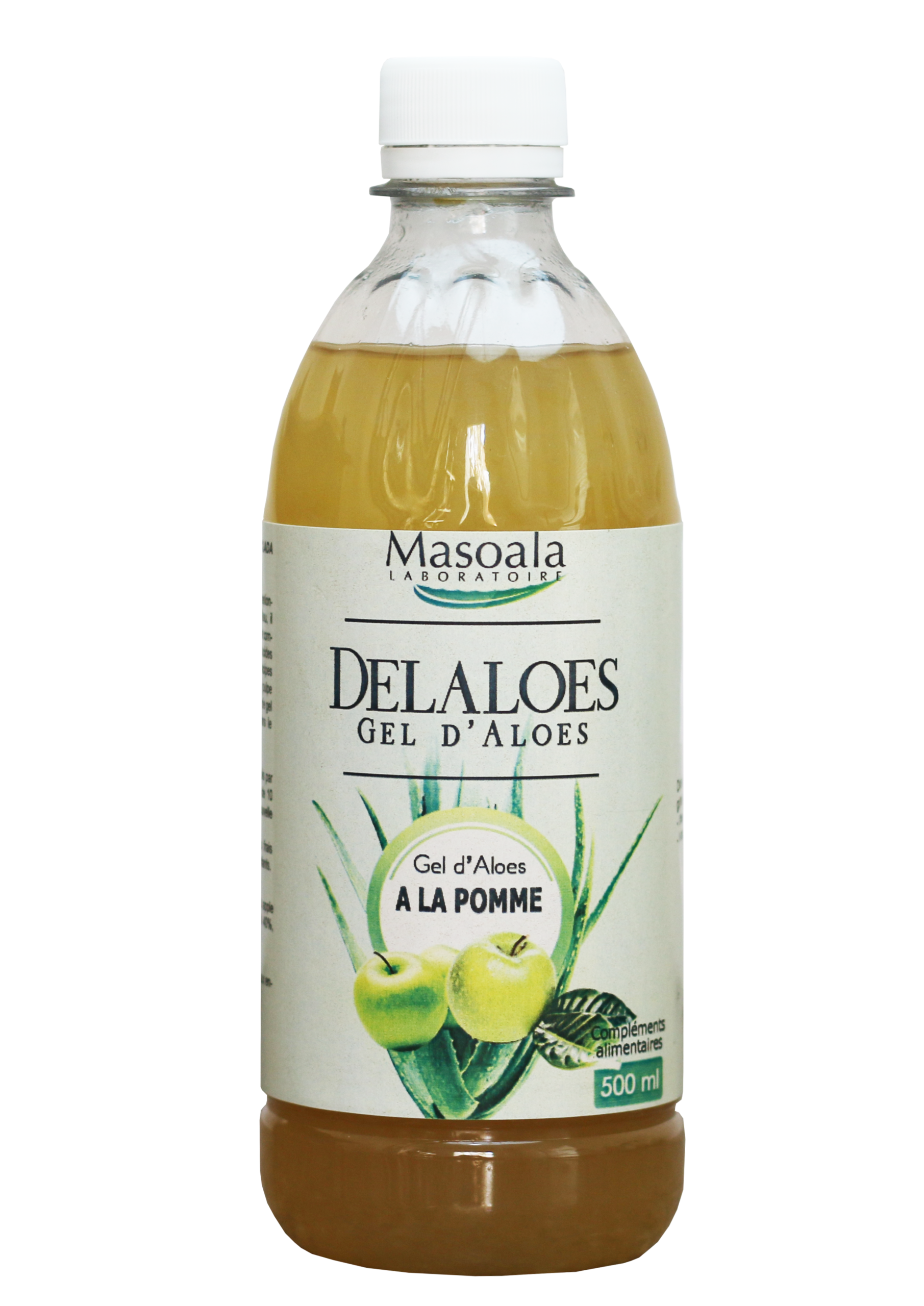 Delaloes, Aloes à la Pomme, Flacon de 500 ml – Image 2