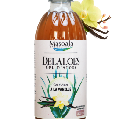 Delaloes, Aloès à la Vanille, Flacon de 500 ml
