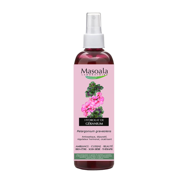Hydrolat de Géranium, Flacon Spray de 170 ml