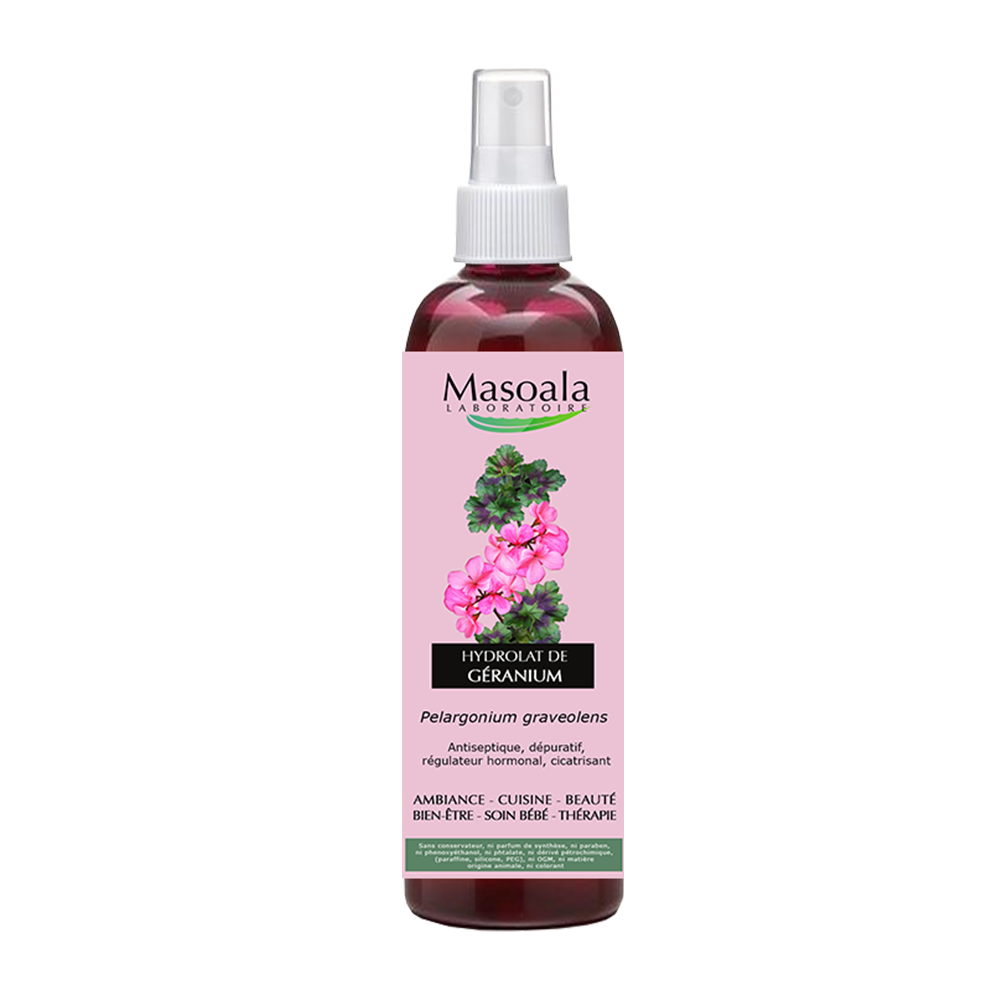 Hydrolat de Géranium, Flacon Spray de 170 ml