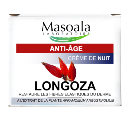 Longoza, Crème de Nuit, Anti-rides, pot 50 g