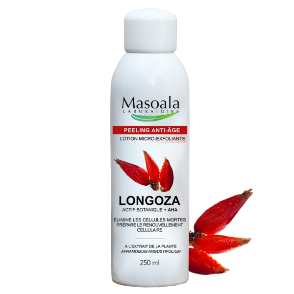 Longoza, Lotion Peeling Anti-âge, Flacon aérosol de 250 ml