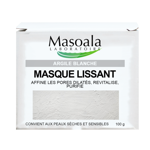 Masque Lissant, à l'Argile Blanche, pot de 100 g