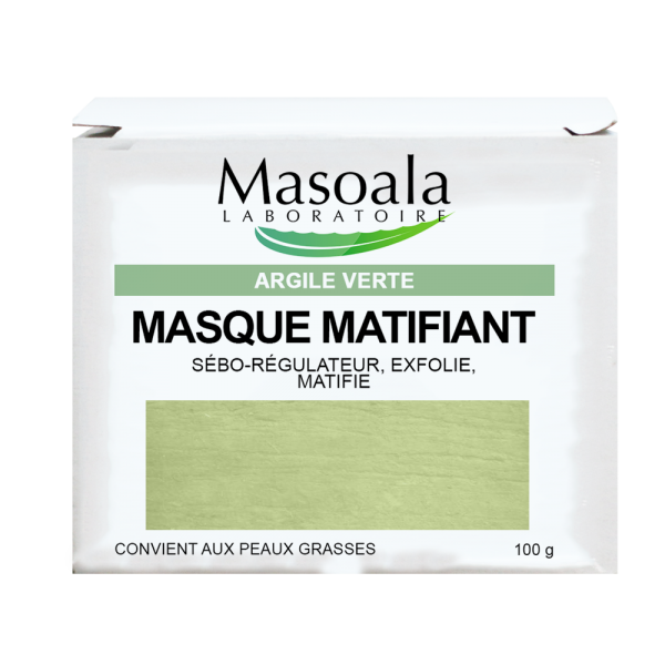 Masque Matifiant, à l'Argile Verte, pot de 100 g