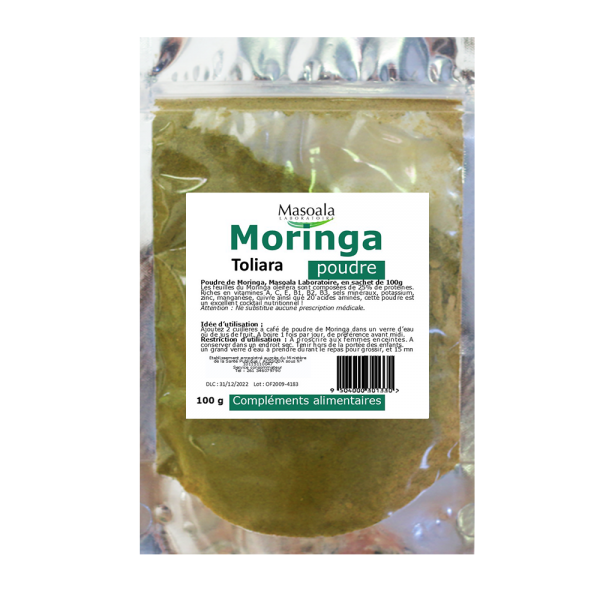 Moringa Poudre, Sachet de 100 g