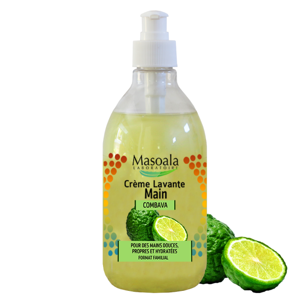 Crème Lavante Main, Combava, Flacon de 500ml