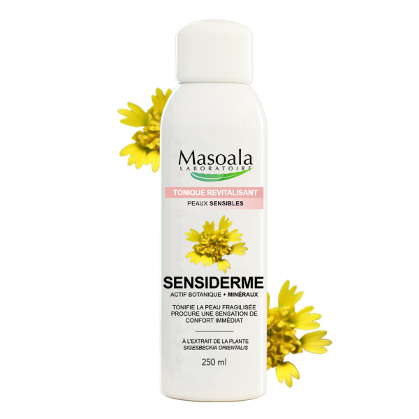 Sensiderme, Lotion Tonique, Peaux Sensibles, Flacon aérosol de 250 ml