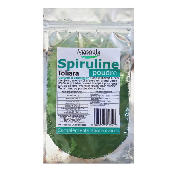 Spiruline Poudre, Sachet de 25 g