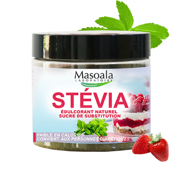 Stévia, Sucre de Substitution, Pot de 180 g