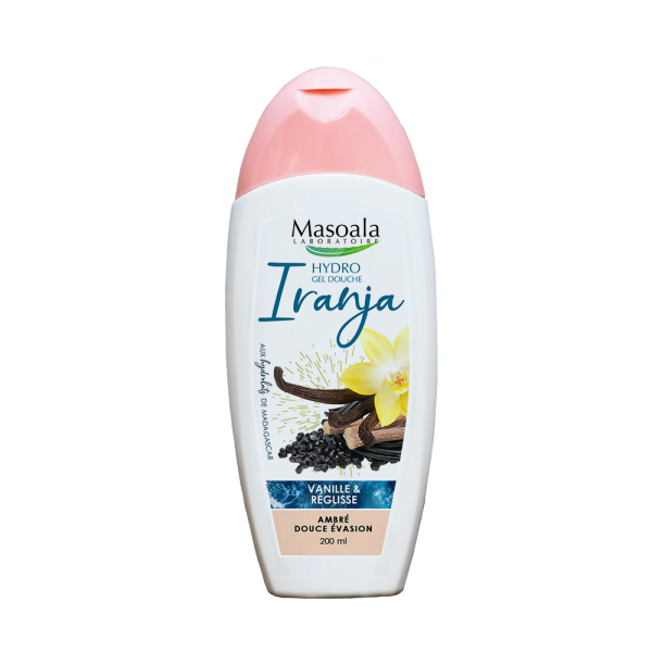 Iranja Gel douche Vanille Réglisse , en Flacon de 200 ml